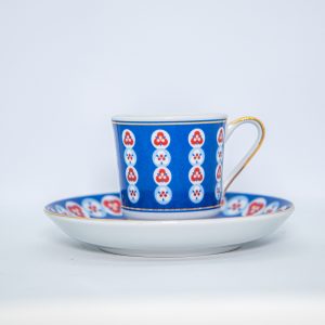 TASARIM 2'li  FİNCAN (Mavi)